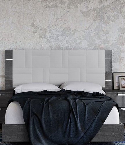 Status Sarah Grey Birch Italian Bed Frame