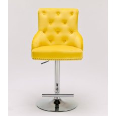 Majestic Mustard Fabric Bar Stool