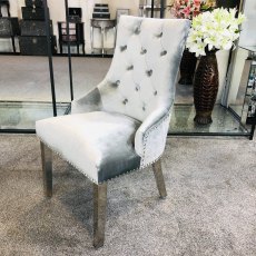 Majestic High Quality Silver Dining Chair