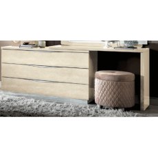 Camel Group Platinum Sabbia Toilette With Single 3 Drawers Dresser Camel Group Platinum Sabbia Toilette With Single 3 Drawers Dresser