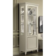 Camel Group Giotto Bianco Antico 1 Door Vitrine With 2 LED Lights.