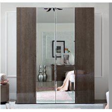 Camel Group Elite Silver Birch Night Wardrobe with Glass Doors Camel Group Elite Silver Birch Night Wardrobe with Glass Doors
