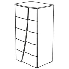 Camel Group Luna 5 Drawer Chest