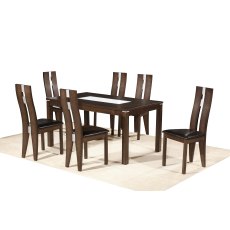 California Dining Set With Six Chairs California Dining Set With Six Chairs