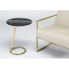 Stone International Flamingo Oval Accent Table Pack Of 3- Marble top and Polished Steel base
 Stone International Flamingo Oval Accent Table Pack Of 3- Marble top and Polished Steel base