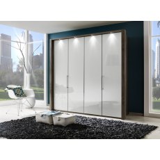 Wiemann Loft Bifold Panorama Wooden Wardrobe Wiemann Loft Bifold Panorama Wooden Wardrobe