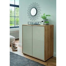 WIEMANN  Monaco 4000 Dresser with 2 doors and one full-width shelf in Pebble Grey Finish WIEMANN  Monaco 4000 Dresser with 2 doors and one full-width shelf in Pebble Grey Finish
