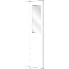 White  Door Bay for Wardrobe W 250cm H 236cm White  Door Bay for Wardrobe W 250cm H 236cm