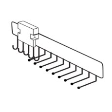 Tie and belt pull-out