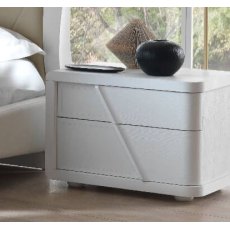 Euro Design Orizzonte Bianco Bedside Cabinet Euro Design Orizzonte Bianco Bedside Cabinet