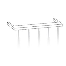 Cornice with Power-LED lighting for Width 200cm of Height 216cm Cornice with Power-LED lighting for Width 200cm of Height 216cm