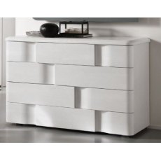 Euro Design Levante Bianco 4 Drawer Chest Euro Design Levante Bianco 4 Drawer Chest