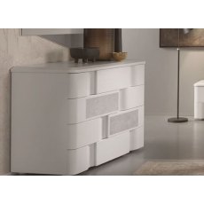 Euro Design Levante Grigio 4 Drawer Chest Euro Design Levante Grigio 4 Drawer Chest