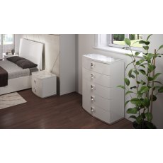 Euro Design Kate 5 Drawers Tallboy
