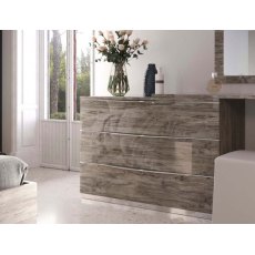 Euro Design Diana 3 Drawers Curved Chest of Drawers Euro Design Diana 3 Drawers Curved Chest of Drawers