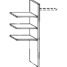 Laundry Shelf Insert

W 96.4cm x D 51.5cm x H 137cm