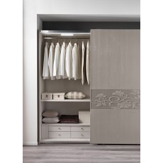 Euro Design Fiocco Frassino Grey Adone Sliding Wardrobe