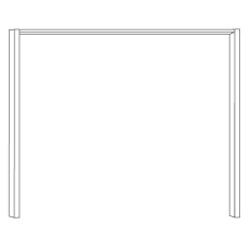 Passe-Partout Frame in Solid Oak without Lighting for Wardrobe Width 150cm
W 155cm x H 218.5cm x D Passe-Partout Frame in Solid Oak without Lighting for Wardrobe Width 150cm
W 155cm x H 218.5cm x D