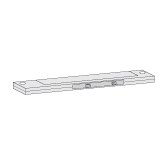 Self-closing Mechanism with Buffering for Centre Doors for 3 Door Wardrobe

W 24cm x H 2cm x D 11cm
