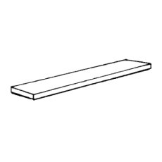 1 Adjustable Shelf

W 96.4cm x H 2.2cm x D 51.5cm