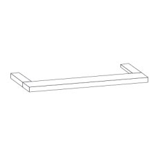 Cornice without Lighting for Wardrobe Width 100cmW 100cm x H 3.2cm x D 12.5cm