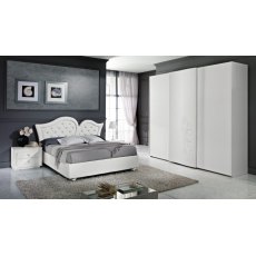 Euro Design Chanel White Ash 3 Door Sliding Wardrobe