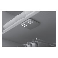 LED Wardrobe Interior Lights with Motion Detector (Pair)W 10cm x H 2cm x D 10cm