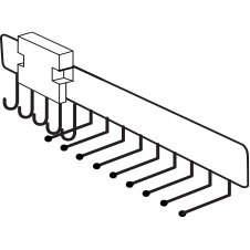 Tie and belt pull-out 

W 7cm x H 19cm x D 45cm