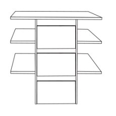 Drawer insert with 3 drawers and glass
front for swing-door and sliding-door
wardrobes Drawer insert with 3 drawers and glass
front for swing-door and sliding-door
wardrobes