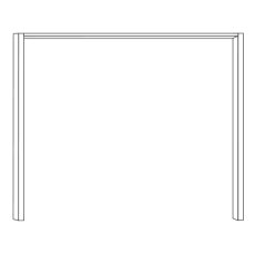 Passe-partout Frame without Lighting for Width 200cm in Timber Oak Finish without dual depth
W 206. Passe-partout Frame without Lighting for Width 200cm in Timber Oak Finish without dual depth
W 206.