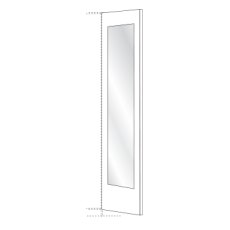 Interior mirror
W 36cm x H 80cm x D 1cm
 Interior mirror
W 36cm x H 80cm x D 1cm