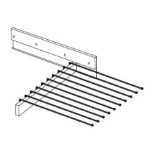 Pull-out Trouser Holder

W 45cm x H 10cm x D 50cm