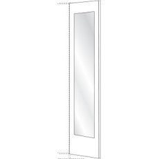 Interior mirror                                                              W 36cm x H 173cm x D 1c