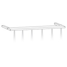 Cornice with Power-LED lighting  (Set of 6)

W 300cm x H 3.2cm x D 12.5cm