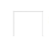 Passe-partout frames without lights width 100 cm W 106.4 x H 220 x D12.5