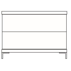 3 Door Sliding Wardrobe with 1 Centre Pebble Grey Glass and 2 Wooden Doors in Carcase Colour, all do