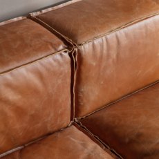Hudson Living Calgary Sofa Vintage Brown Leather