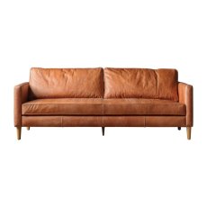 Hudson Living Osborne 2 Seater Sofa Vintage Brown Leather