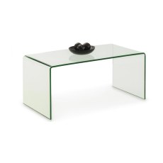 Julian Bowen Amalfi Bent Glass Coffee Table