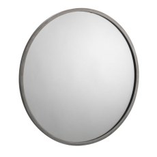 JULIAN BOWEN OCTAVE ROUND PEWTER WALL MIRROR