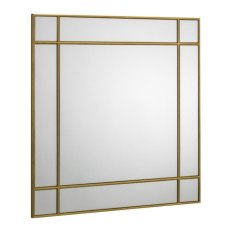 JULIAN BOWEN FORTISSIMO GOLD SQUARE WALL MIRROR