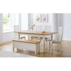 Julian Bowen Vermont Dinning Chair - Ivory