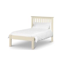 Julian Bowen Barcelona Bed- Stone White