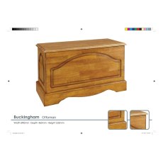 Buckingham Solid Oak Storage Box Buckingham Solid Oak Storage Box