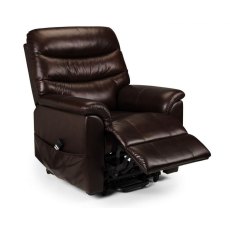 JULIAN BOWEN PULLMAN LEATHER DUAL MOTOR RISE & RECLINER