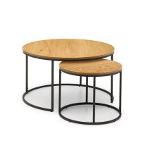 Julian Bowen Bellini Round Nesting Coffee Table