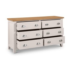 JULIAN BOWEN RICHMOND 6 DRAWER WIDE CHEST ASS