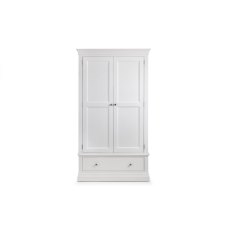 Julian Bowen Clermont 2 Door 1 Drawer Wardrobe