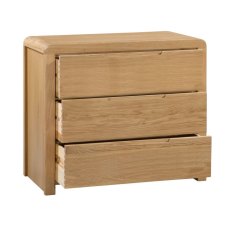 JULIAN BOWEN CURVE 3 DRAWER CHEST