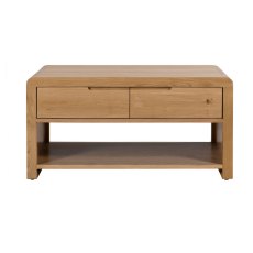 JULIAN BOWEN CURVE OAK COFFEE TABLE